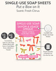 Put a Bow on It Single-Use Soap Sheets