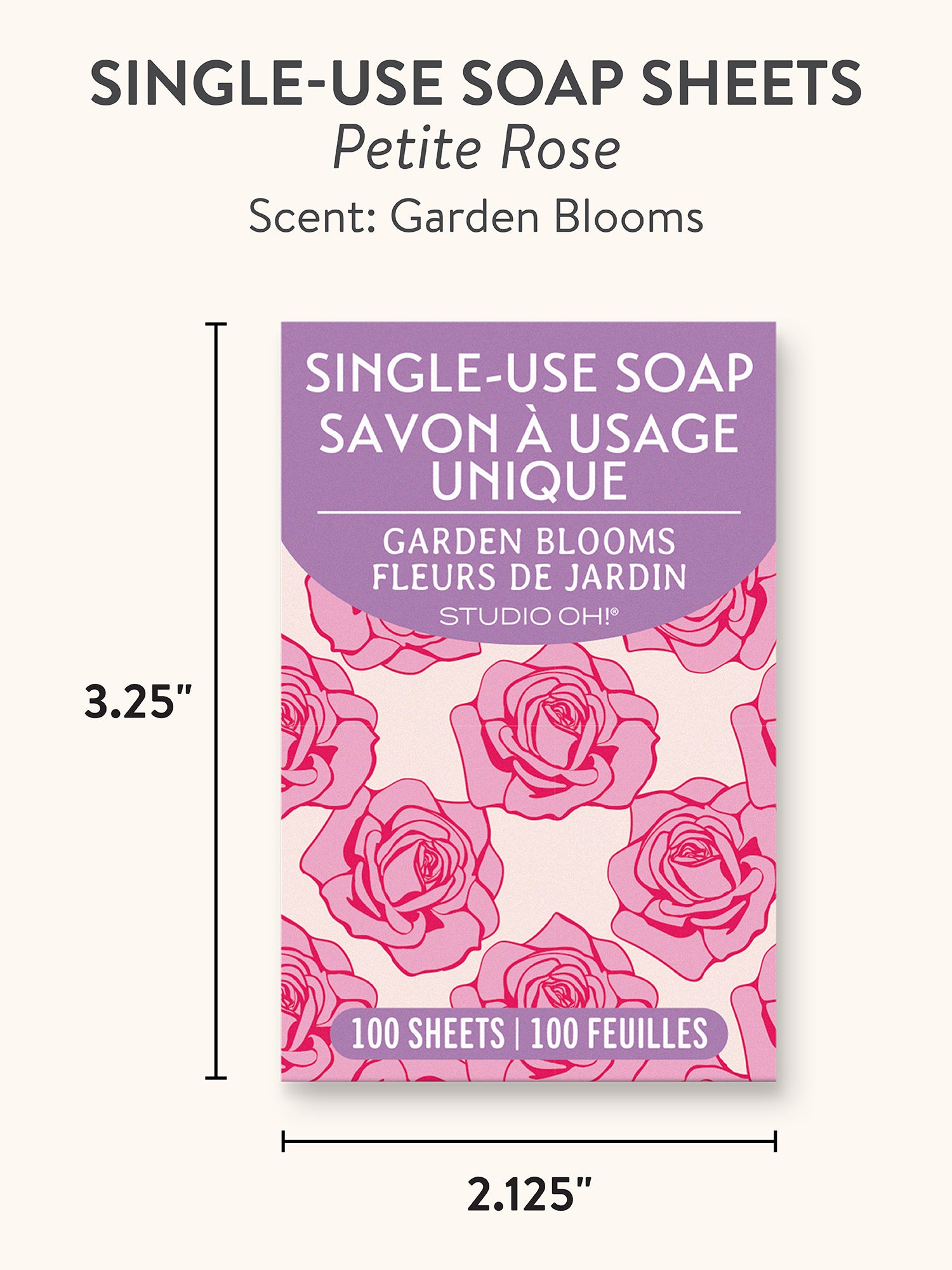 Petite Rose Single-Use Soap Sheets – Studio Oh!