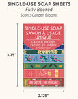 Fully Booked Single-Use Soap Sheets