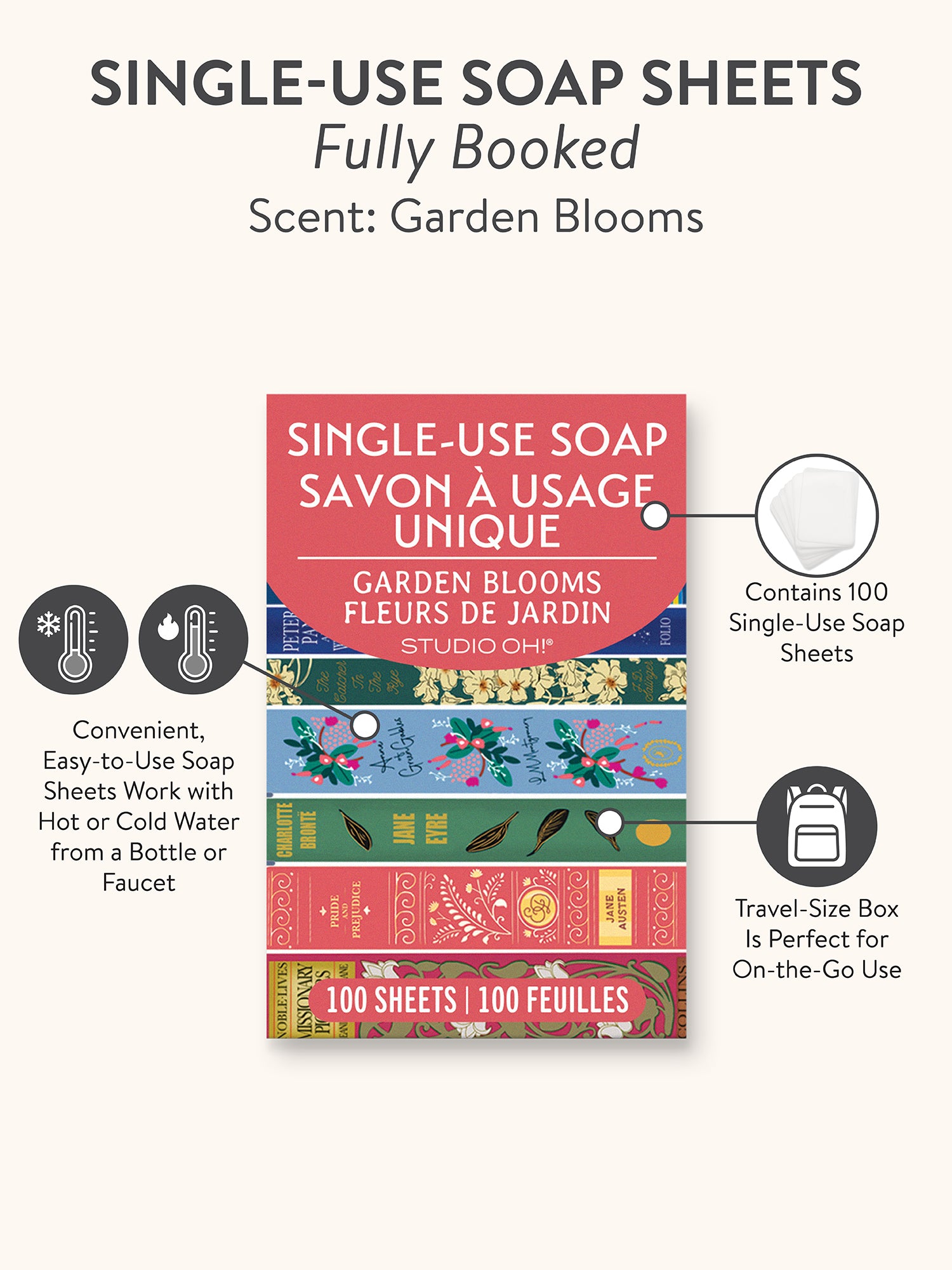 Fully Booked Single-Use Soap Sheets – Studio Oh!