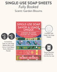 Fully Booked Single-Use Soap Sheets