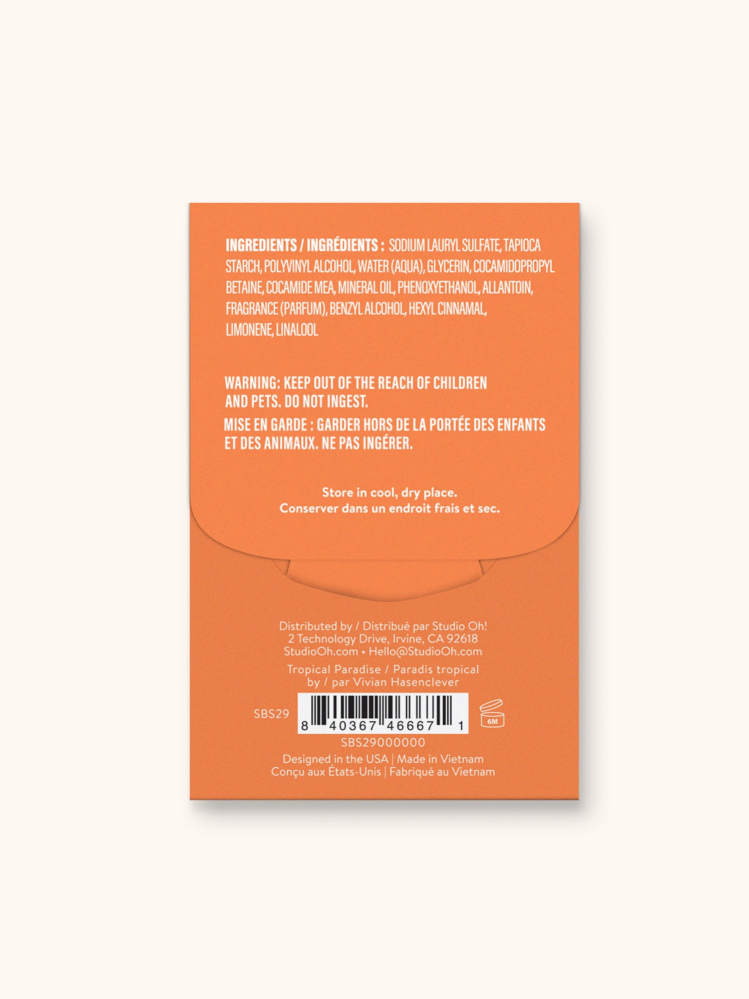 Tropical Paradise Single-Use Soap Sheets – Studio Oh!