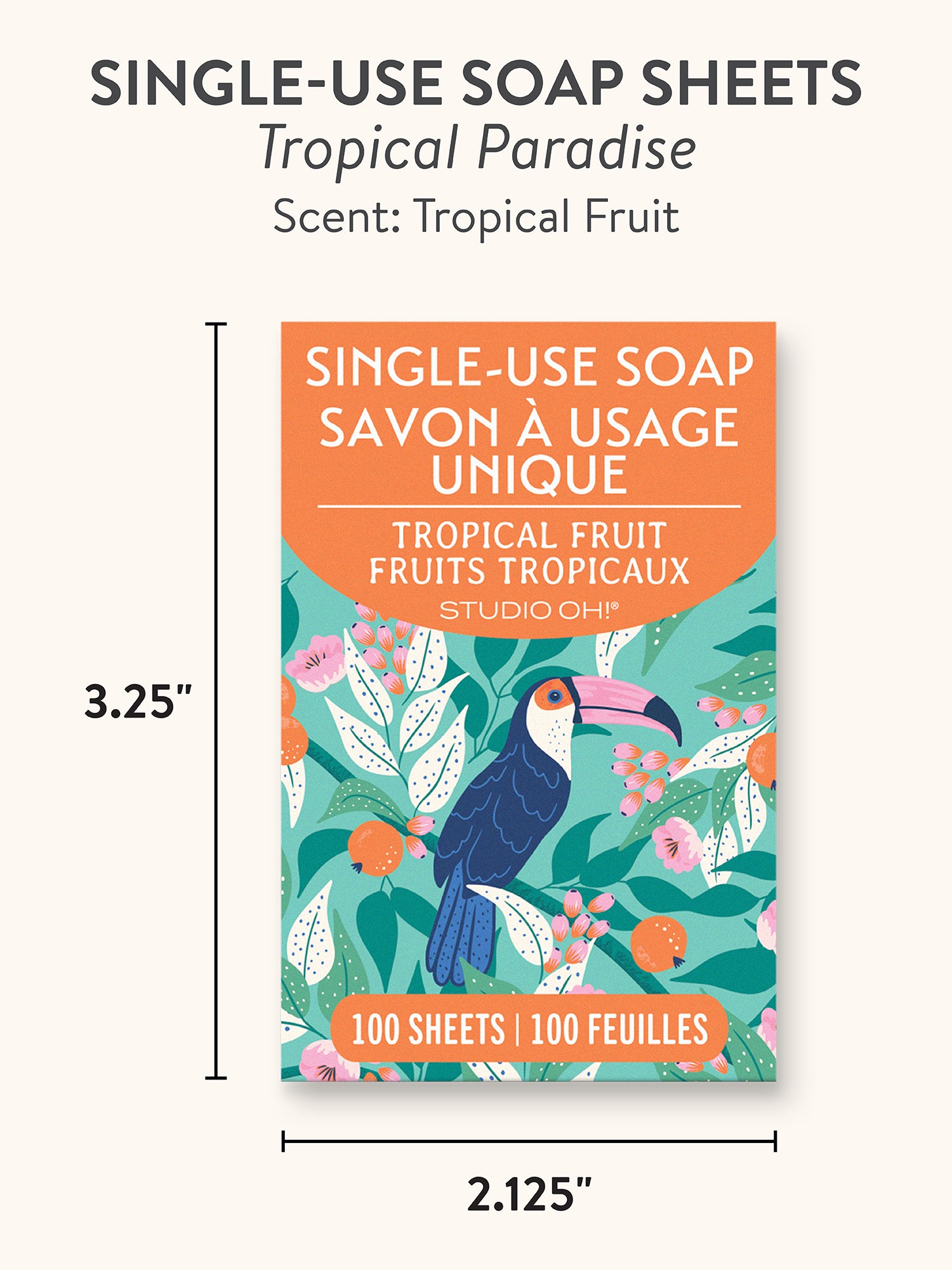 Tropical Paradise Single-Use Soap Sheets – Studio Oh!