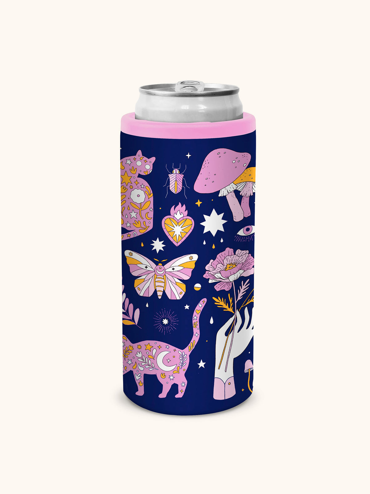 Stay Wild Moon Child Insulated Stainless Steel Slim-Can Cooler – Studio Oh!