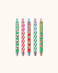 Cheery Christmas Dogs Soft-Touch Gel Pen Set