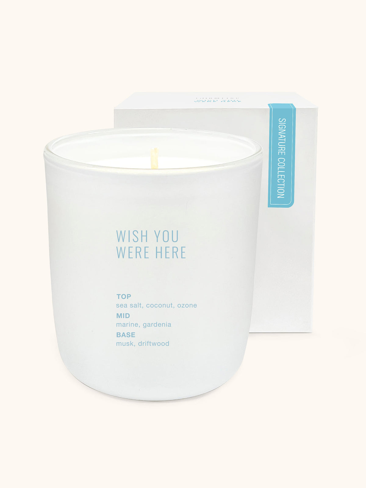 Wish You Were Here Signature Candle
