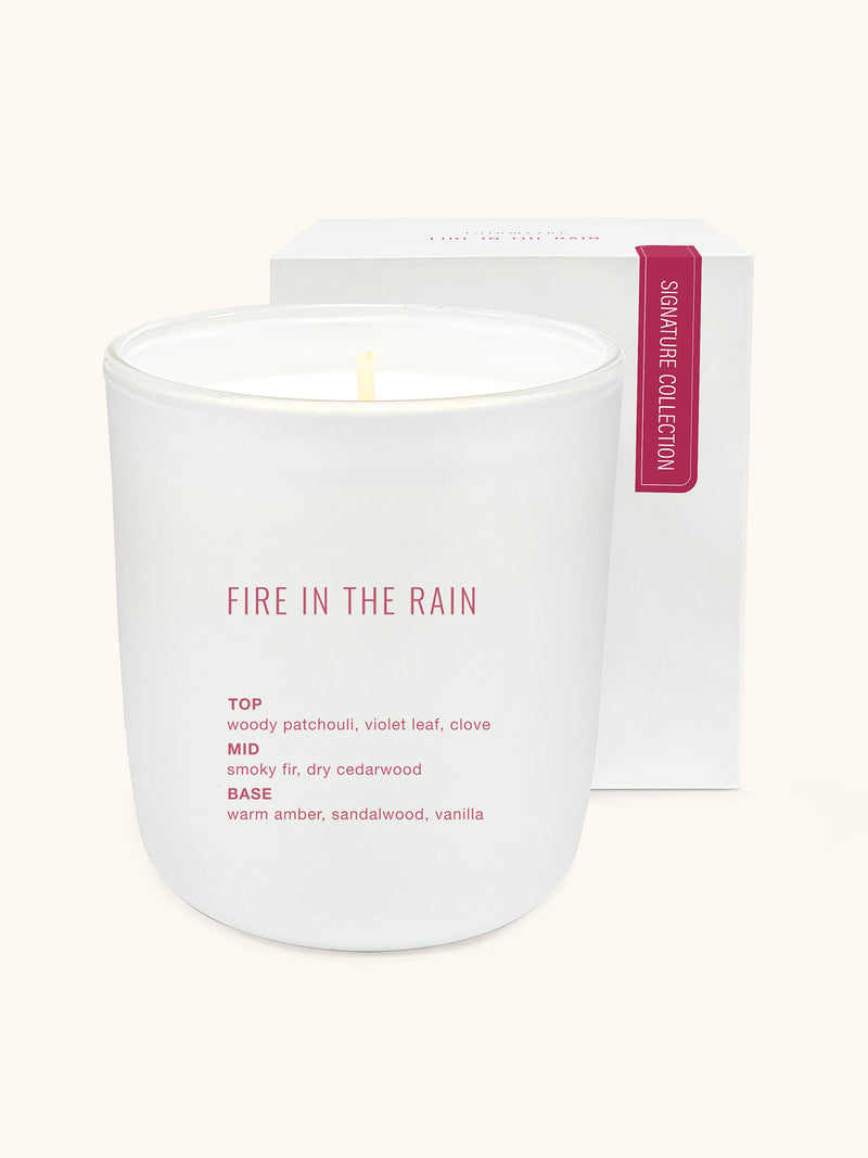 Fire In The Rain Signature Candle