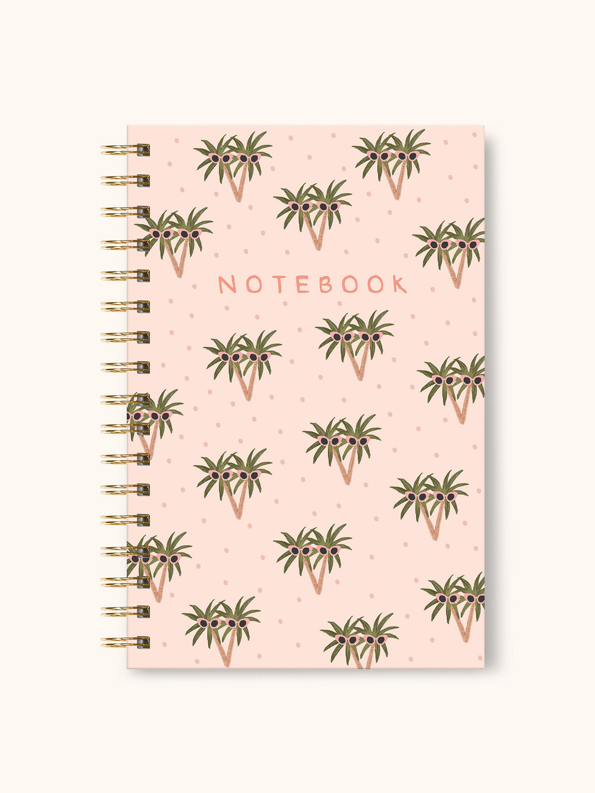 Sunny Palms Medium Spiral Notebook