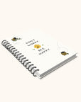 Don't Worry Bee Happy Medium Spiral Notebook