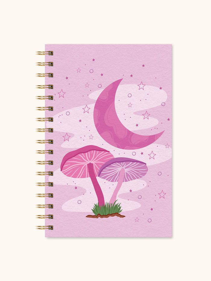 Paper Studio Black Glitter Spiral-Bound Notebook w/Stickers & Pen – Aura In  Pink Inc.