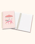 Leopard on Parade Medium Spiral Notebook