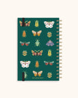 Midnight Garden Medium Spiral Notebook with Enamel Charm