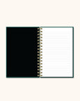 Midnight Garden Medium Spiral Notebook with Enamel Charm