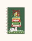 Bookish Christmas Medium Spiral Notebook