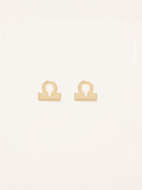 Libra Zodiac Earrings
