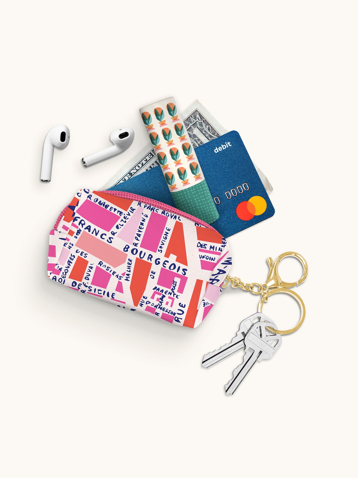 Rues De Paris Key Chain Pouch – Studio Oh!