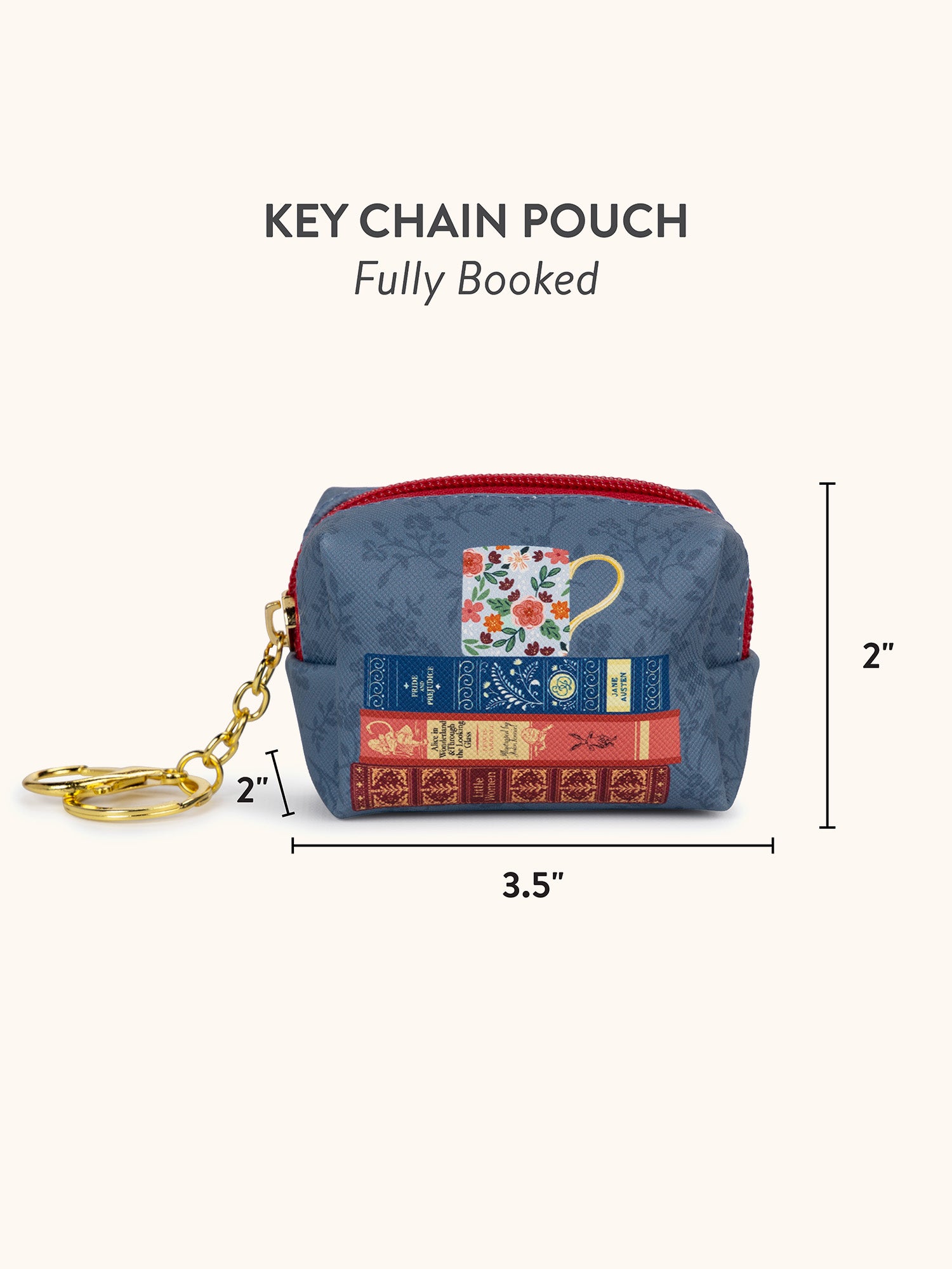 Fully Booked Key Chain Pouch – Studio Oh!