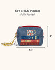 Fully Booked Key Chain Pouch