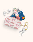 Leopard on Parade Key Chain Pouch