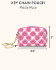 Petite Rose Key Chain Pouch