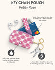 Petite Rose Key Chain Pouch