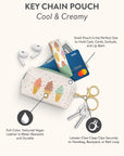 Cool & Creamy Key Chain Pouch