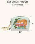 Cozy Reads Key Chain Pouch