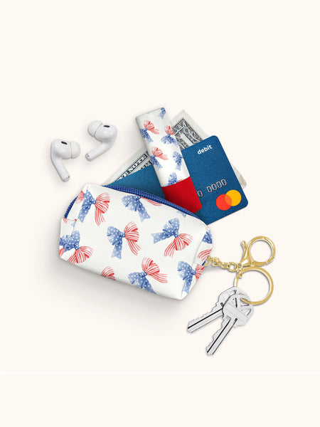 Stars & Stripes Key Chain Pouch – Studio Oh!