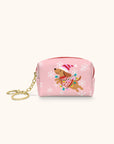 Cheery Christmas Dog Key Chain Pouch