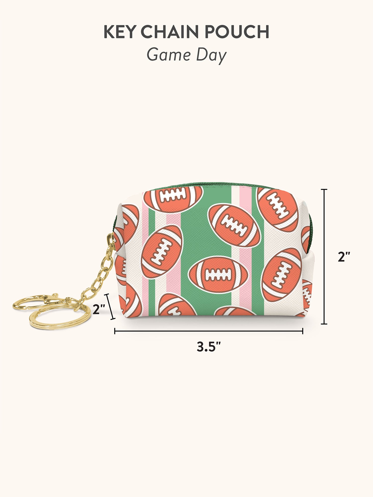 Game Day Key Chain Pouch