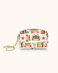 Bookish Christmas Key Chain Pouch