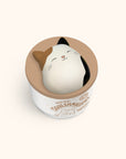 Squishmallows Cam Candle with Squishy Puff - Purrrfect Maple Donut