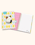 Squishmallows Back-to-Campus Medium Spiral Notebook with Squishy Puff - Cam