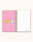 Squishmallows Back-to-Campus Medium Spiral Notebook with Squishy Puff - Cam