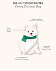 Cheery Christmas Dog Sticky Note Set
