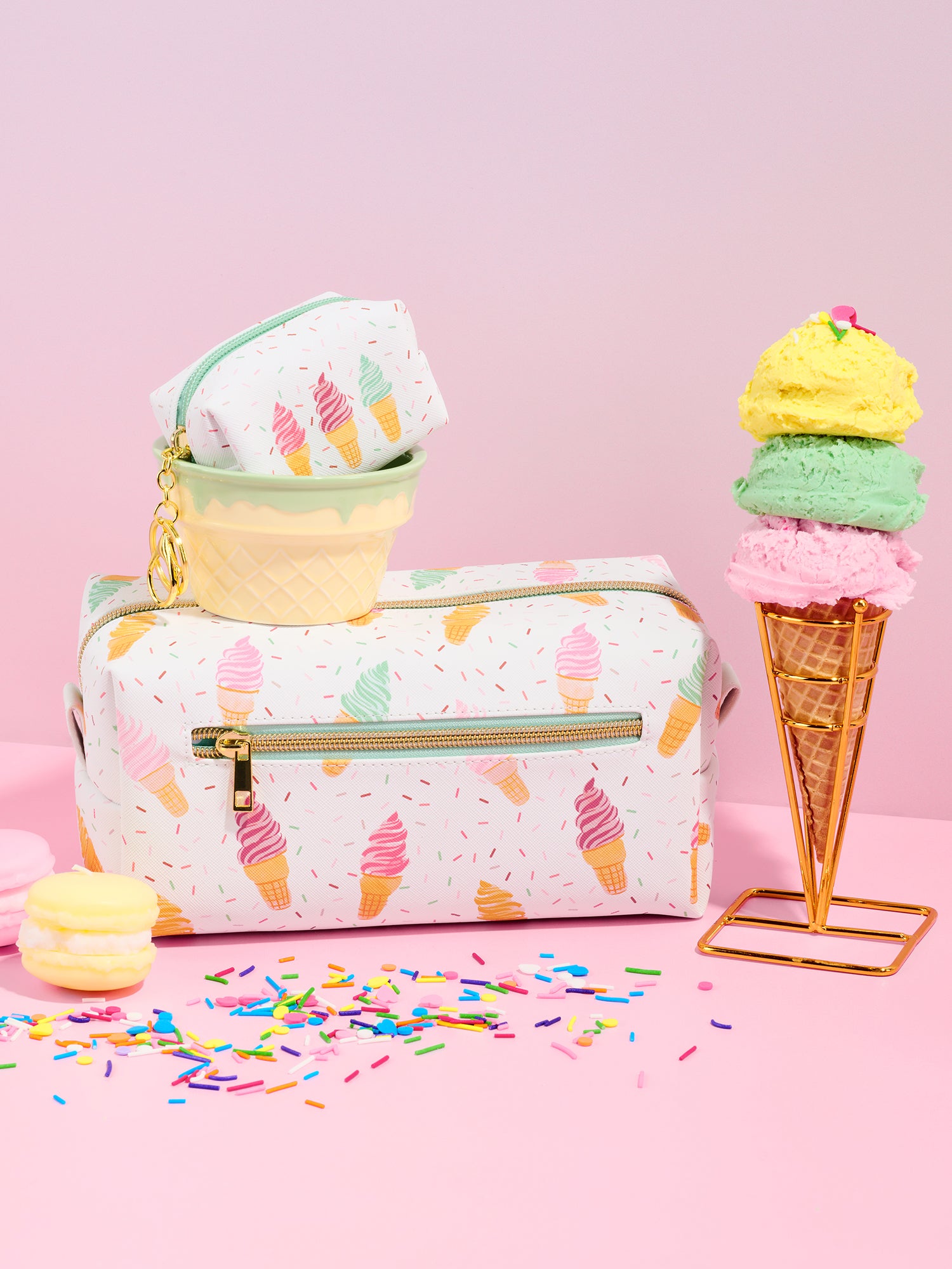 Cool &amp; Creamy Cosmetic Loaf Pouch