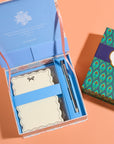 Cascading Plumes Luxury Stationery Set