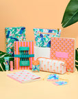 Cabana Stripes Harper Split-Spiral Notebook & Pen Set