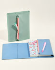 Periwinkle & Pink Keri Notebook and Organizer