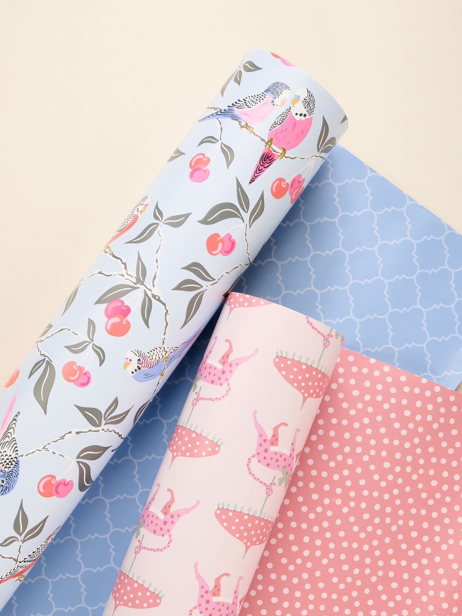 Leopard on Parade  Reversible Gift Wrap