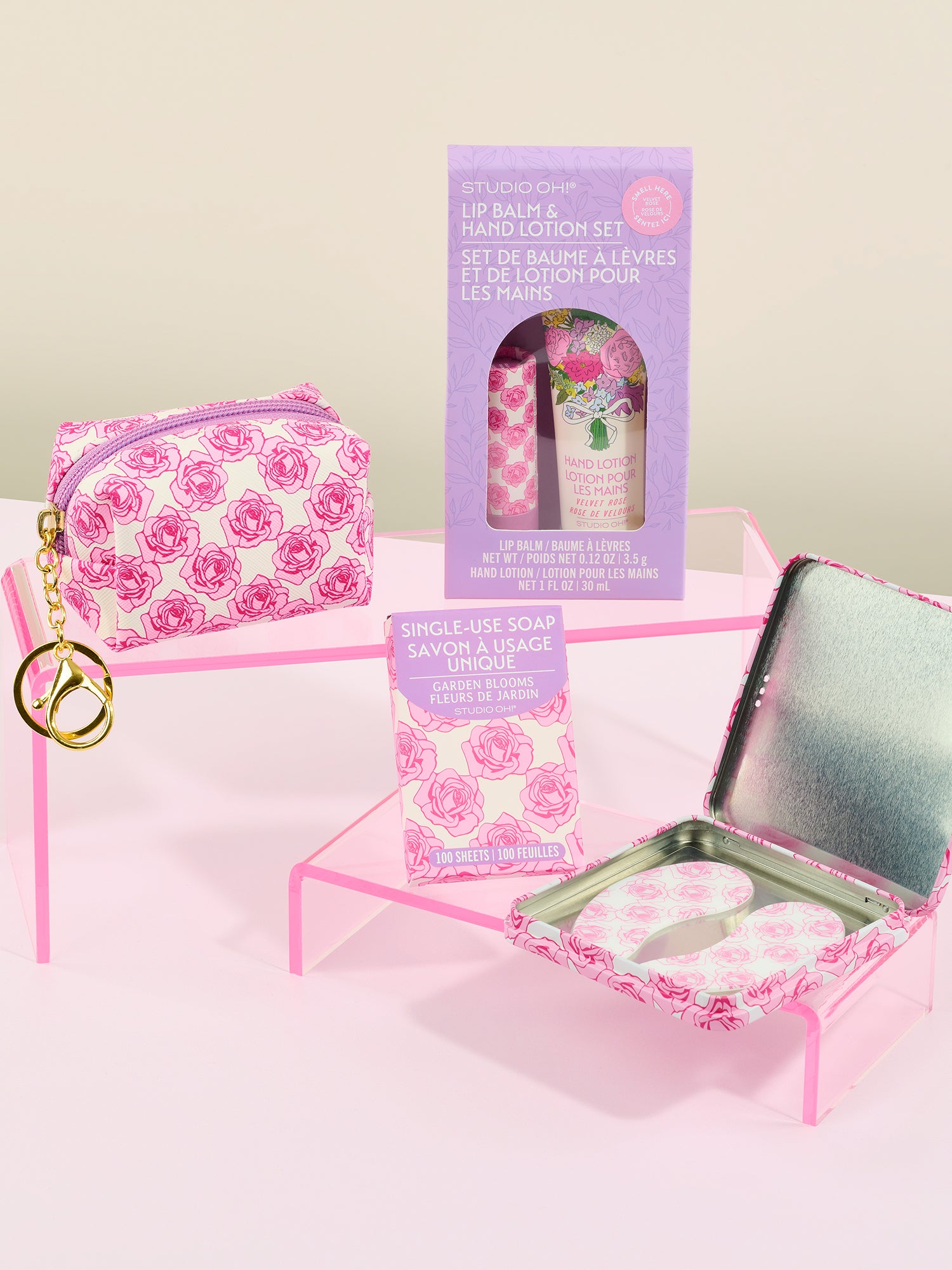 Petite Rose Single-Use Soap Sheets