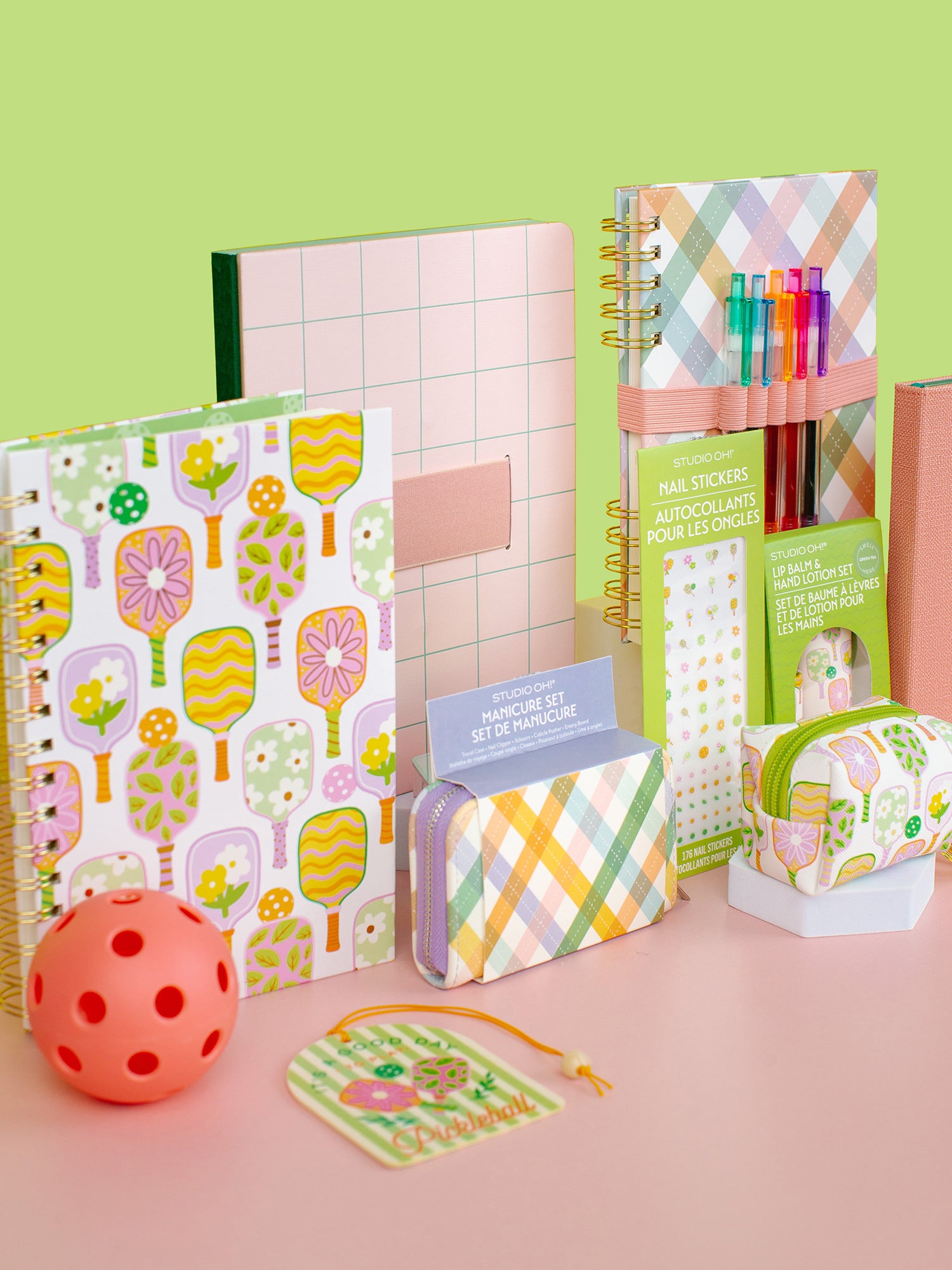 Pickleball Rally Medium Spiral Notebook – Studio Oh!