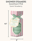 Petit Bon Bon Sweetheart Pink Shower Steamers