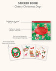 Cheery Christmas Dogs Sticker Book