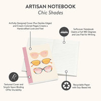 Chick Shades Artisan Notebook