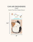 Squishmallows  Cam Car Air Fresheners - Purrrfect Maple Donut