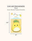 Squishmallows Maui Car Air Fresheners - Blissful Tropical Smoothie