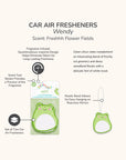 Squishmallows Wendy Car Air Fresheners - Freshhh Flower Fields