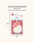 Squishmallows Malcom Car Air Fresheners - Misty Mintberry Meadow