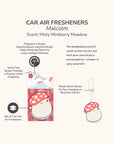 Squishmallows Malcolm Car Air Fresheners - Misty Mintberry Meadow
